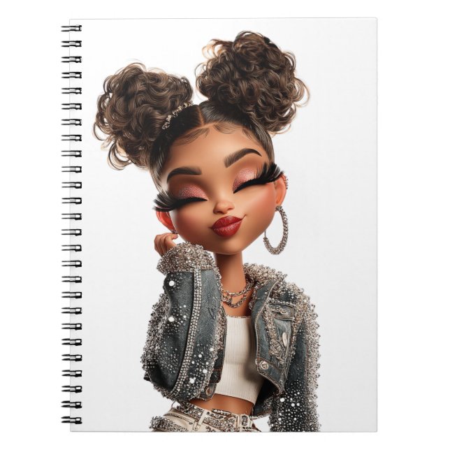 Carnet Confident Couture Cutie Spiral Photo Notebook (Devant)