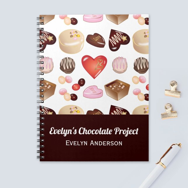 Carnet Confiserie de chocolat personnalisée (Créateur téléchargé)
