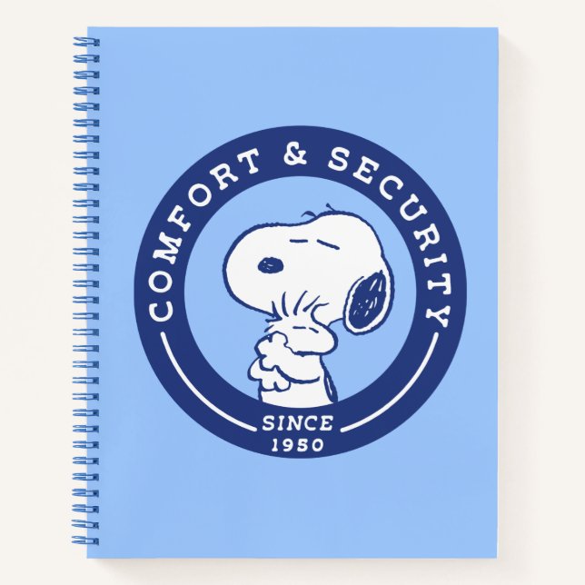 Carnet Confort et sécurité | Snoopy & Woodstock Hug (Devant)
