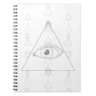 Carnet Connaissance secrète de l'oeil caché Géométrique é