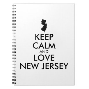 Carnet CONSERVER CALME et AMOUR NOUVEAU JERSEY