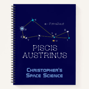 Carnet Constellation de l'hémisphère Sud Piscis Austrinus