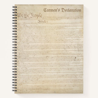 Carnet Constitution américaine