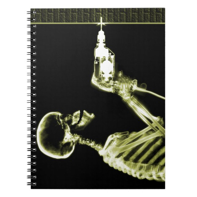 Carnet Constructeur de squelette à rayons X jaune (Devant)