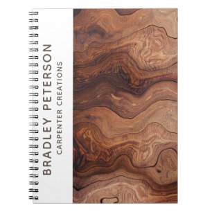 Carnet Construction de menuiserie en bois moderne élégant