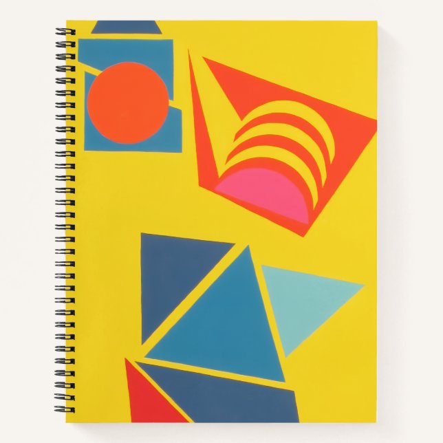 Carnet Contemporary Abstract Bits ’n Pieces Notebook (Devant)