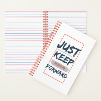 Carnet Continuez à aller de l'avant – Citation Motivante