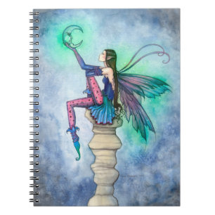 Carnet Conversation avec la fée lunaire Fantastique Art