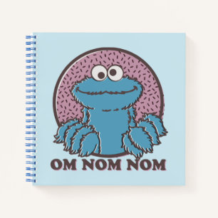Carnet Cookie Monster Om Nom Nom Nom