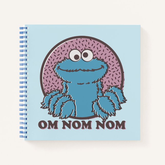 Carnet Cookie Monster | Om Nom Nom Nom (Devant)