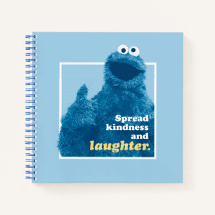 Carnet Cookie Monster Répandre la gentillesse et le rir