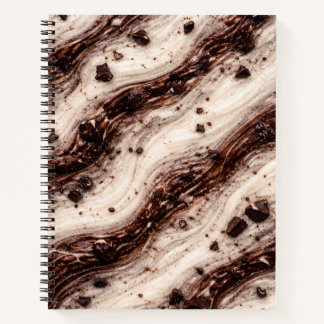 Carnet Cookies and Cream Milkshake Marble Texture Design