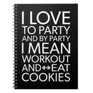 Carnet Cookies d'entraînement et de manger - Funny Novelt