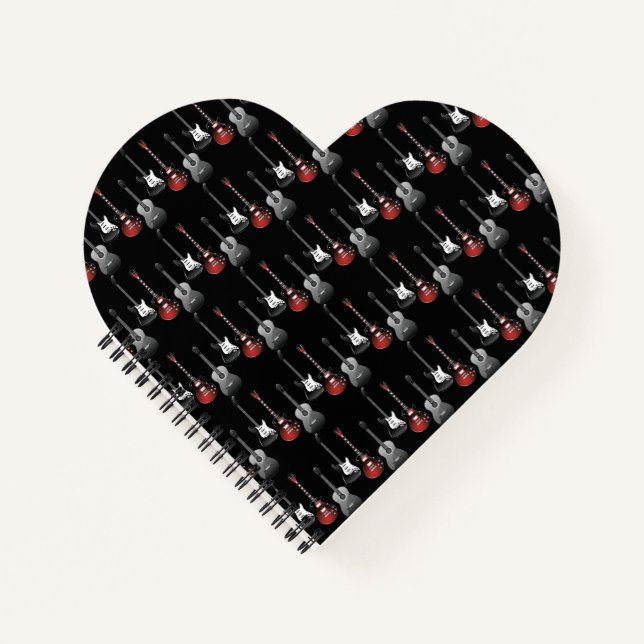 Carnet Cool Electric Guitars for Music Lovers Gift (Devant)
