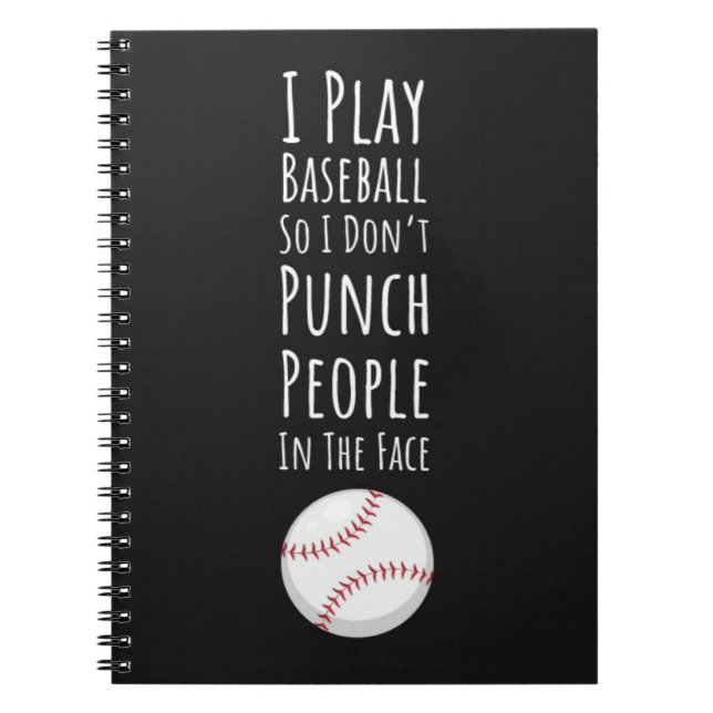 Carnet Cool Gifts For Baseball Players Team Athletic (Devant)