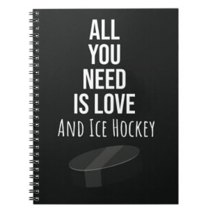 Carnet Cool Hockey sur glace Nouveautés Cadeaux Sports