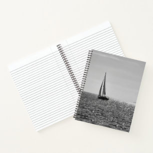 Carnet Cool photo moderne bateau à voile en été