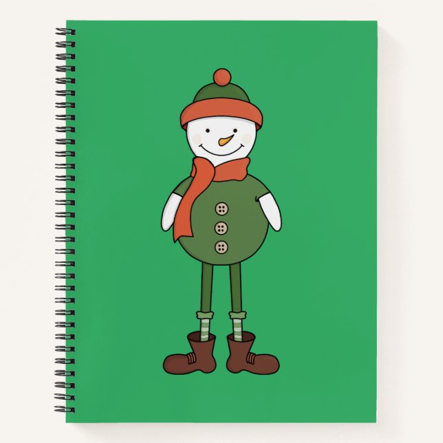 Carnet Cool Snowman (Devant)