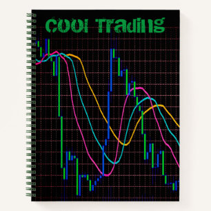 Carnet Cool Trading Chandlestico Graphique Stock Marché