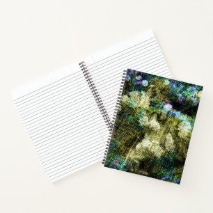 Carnet Cool, unique, art numérique tendance de motif de f
