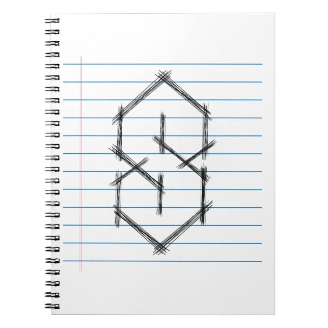 Carnet Cool universel Point S Doodle 90s enfants milieu (Devant)