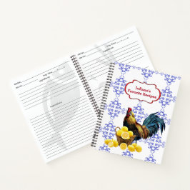 Carnet Coq Avec Panier De Citrons