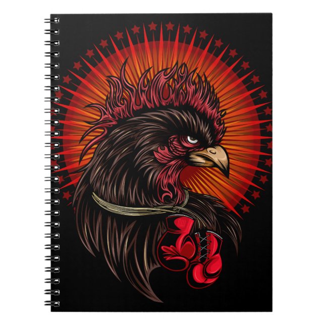Carnet Coq de boîte (Devant)