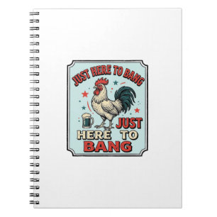 Carnet Coq drôle gravure vintage design de t-shirt (2)_1
