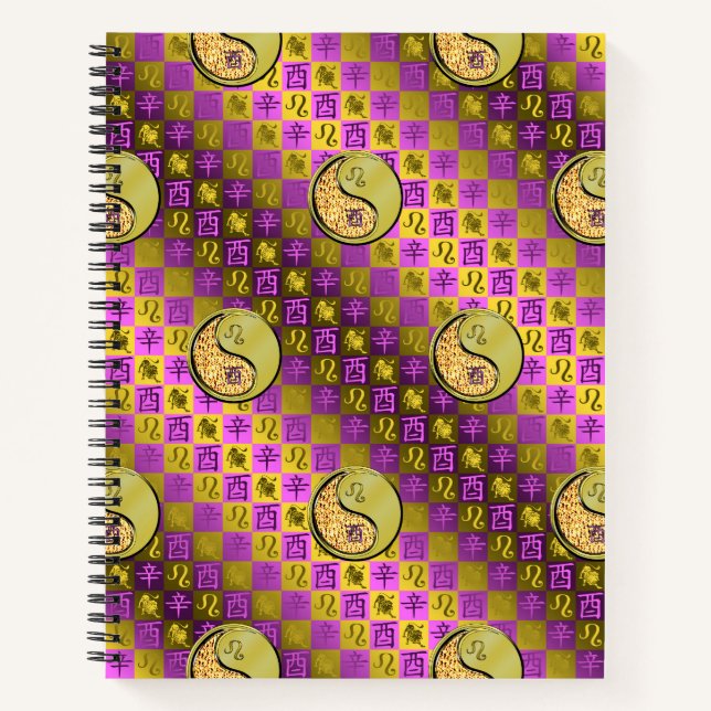 Carnet Coq Leo & Metal (Devant)