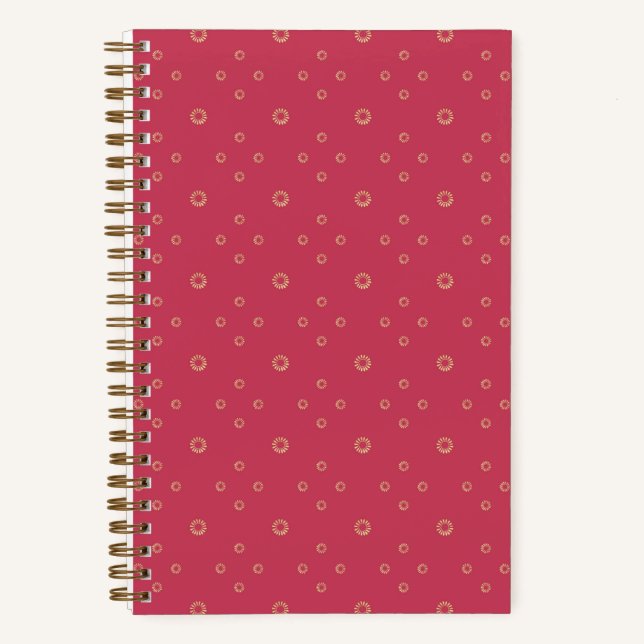 Carnet Coral | Golden Zinnia Sun (Recto)
