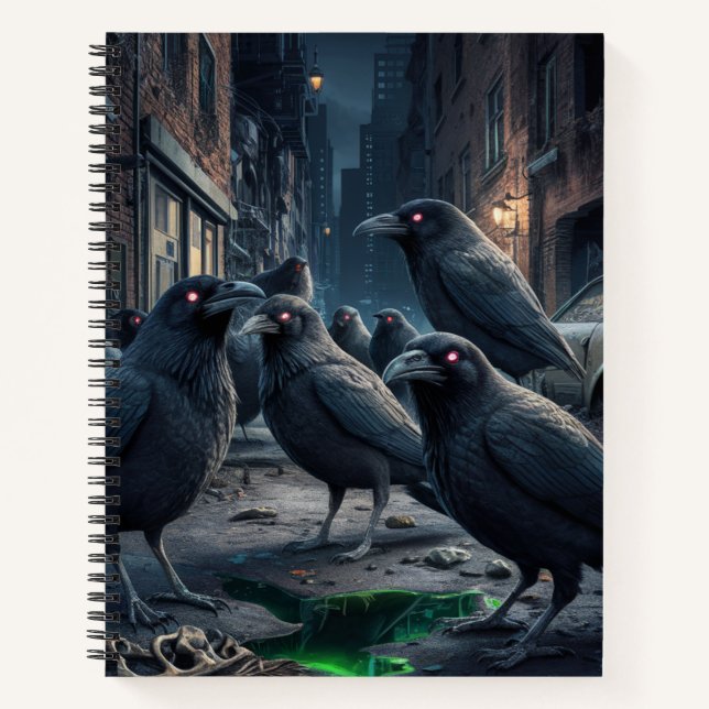 Carnet Corbeau 02 Notizbuch (Vorderseite)