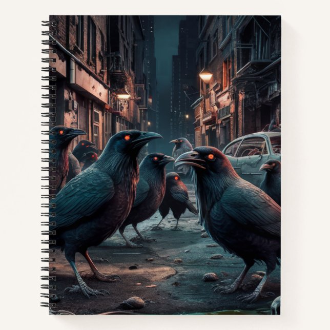 Carnet Corbeau 04 Notizbuch (Vorderseite)