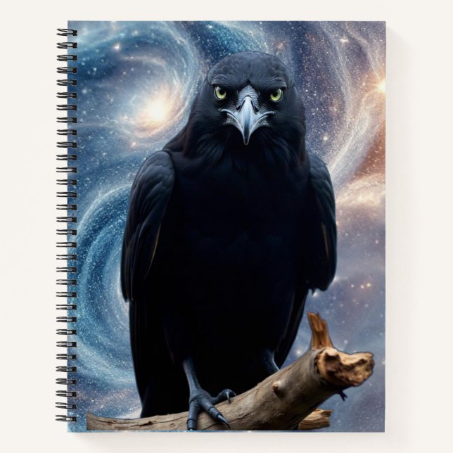 Carnet Corbeau naturel sauvage (Devant)