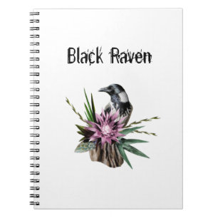 Carnet Corbeau noir
