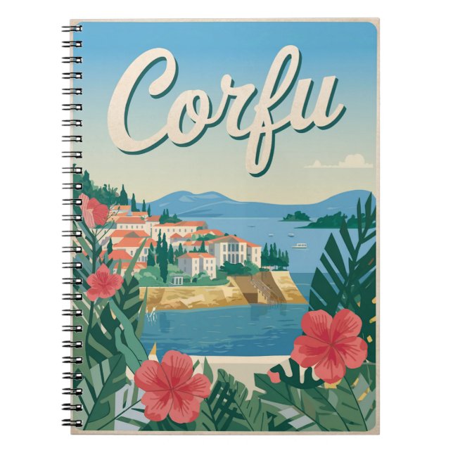 Carnet Corfou vintage (Devant)