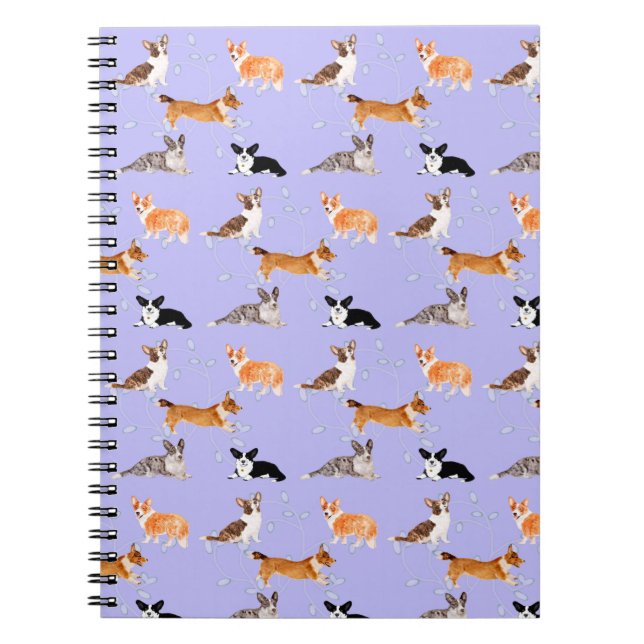 Carnet Corgi mixte (Devant)