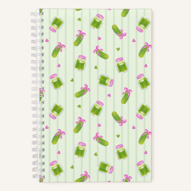 Carnet Cornichon Vert (Recto)