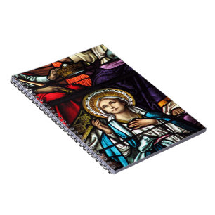 Carnet Coronation de Virgin Mary Stained Glass