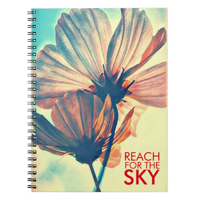 Carnet Cosmos Reach for the Sky Cote (Devant)