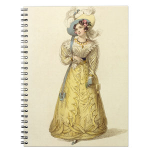 Carnet Costume de chariot, plat de mode du R d'Ackermann