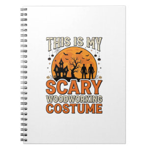 Carnet Costume de menuiserie effrayant Halloween Design V