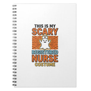 Carnet Costume d'infirmière diplômée effrayant Halloween