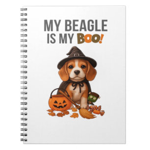 Carnet Costume Halloween Beagle Mon Beagle est mon chien