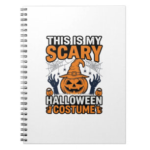 Carnet Costume Halloween Épouvantable Chapeau de Sorcière