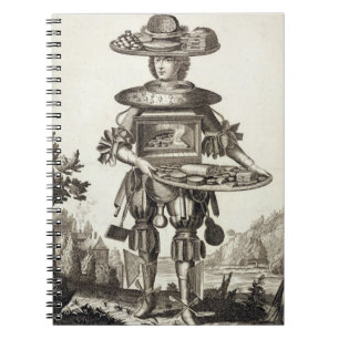 Carnet Costume pour un cuisinier de pâtisserie, pub. par