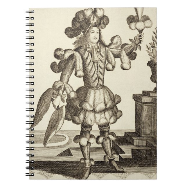 Carnet Costume pour un marchand de plume, pub. par Gerard (Devant)