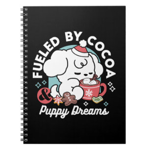 Carnet Cosy Puppy Dreams - Chocolat chaud et Noël
