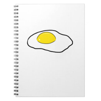 Carnet Côté ensoleillé de dessin d'oeufs pochés de bande