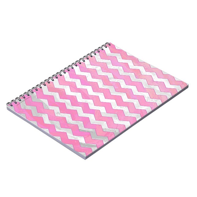 Carnet Coton Candy Chevon Motif (Côté gauche)