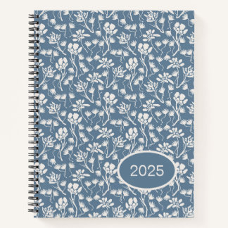 Carnet Cottage Floral Denim Blue